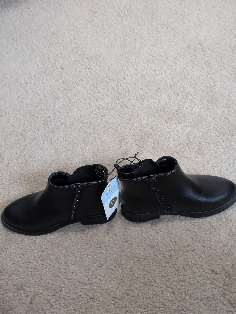 Cat And Jack Tanner Black Boots